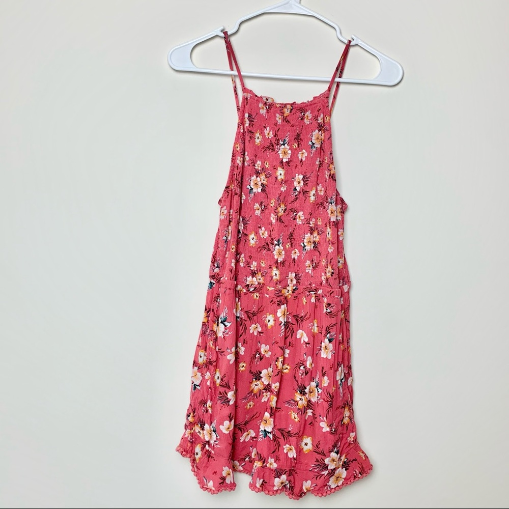 American Eagle Floral Smocked Romper Playsuit